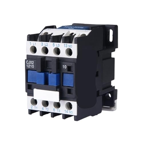 Contacteur CA 12A CJX2-1210 relais triphasé 380V inverseur moteur triphasé rail DIN