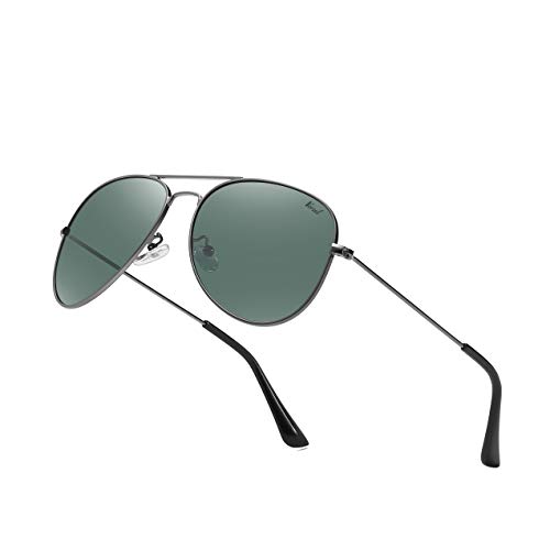 Image of Aviator Sunglasses for Men Women, Polarized Mirrored UV400 Lenses, Lightweight & Classic for Driving & Outdoors