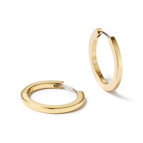 Ana Luisa Trendy Huggie Hoop Earrings for Women - 14K Gold Plated or Sterling Silver Hoop Earrings - Dainty, Hypoallergenic, Water-Resistant Tarnish-Free Hoops - Jewelry for Stacking - Gifts for Women