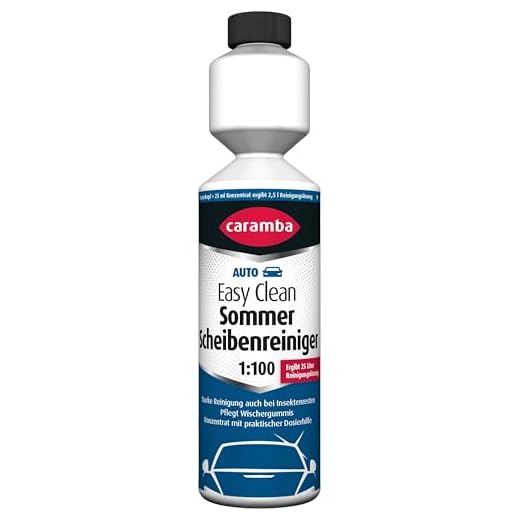 Caramba 699802 Sommer-Scheibenreiniger 1:100 Konzentrat, 250 ml