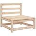 Lumanois Gartensofas ohne Armlehnen 2 STK. 70x70x67 cm Massivholz Kiefer,17.74kg,837921