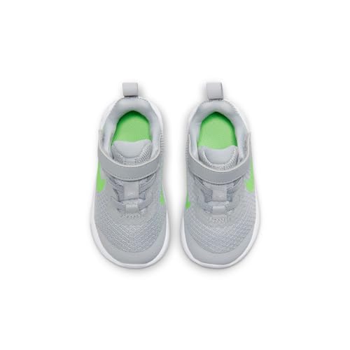 Nike Revolution 6 Nn (GS), Unisex Children's Gymnastics Shoes, Lt Smoke Grey Green Strike Dk Smoke Grey, 17 EU3