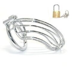 Metal Male Chastity Kit (2'' Ring) (2 INCHES) M500