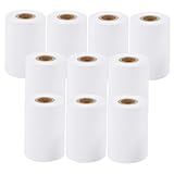 Cabilock 10 rollos Papel Térmico para Caja Registradora y Máquina de Tarjetas de Papel para Impresora Térmica Sin Pelusas Impresión y Duradera