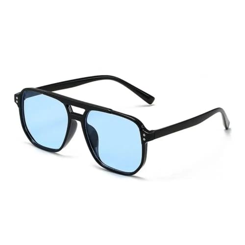 Retro Sunglasses Unisex Stylish Big Frame Sun Glasses Ins Style Shades Sunglasses Fashion Black Frame Shades