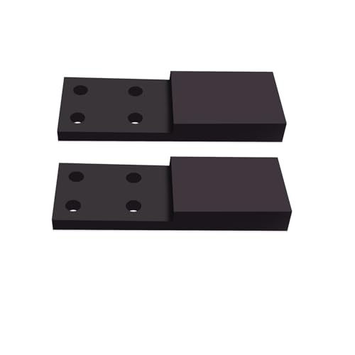 SeDeplacer Bed Frame Replacement Legs,Bed Frame Legs,Bed Support Legs,Bed Feet Furniture Support Leg Reinforcement Kit for Wooden Beds Table Cabinet Sofa Bolt-On Direct Replacement Legs -4in