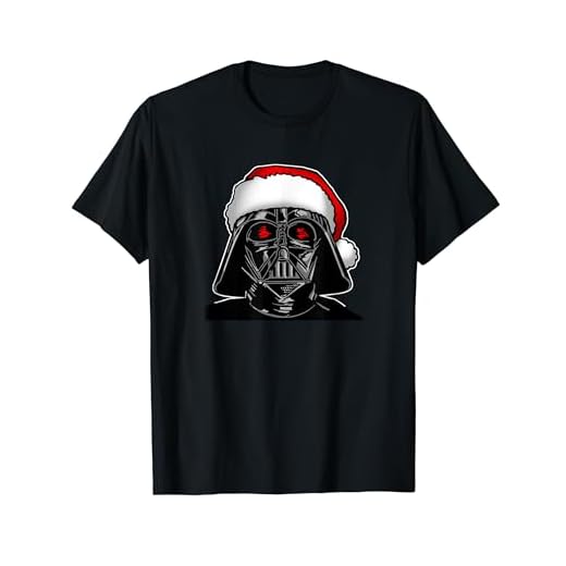 Star Wars Santa Darth Vader Sketch Christmas Camiseta