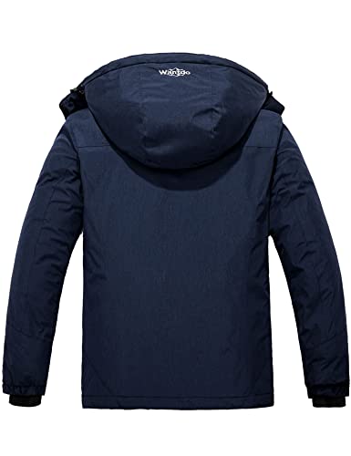 Image of Wantdo Women's Mountain Waterproof Ski Jacket Windproof Rain Jacket Winter Warm Hooded Coat