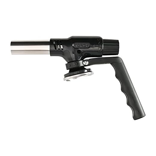 Mimo Style Maçarico Culinário Com Gatilho Gás Butano (Não Acompanha o Produto), Possui Chama Que Pode Ser Regulada Através da Válvula, em Plástico e Alumínio Com Revestimento Cerâmico, AQ20117