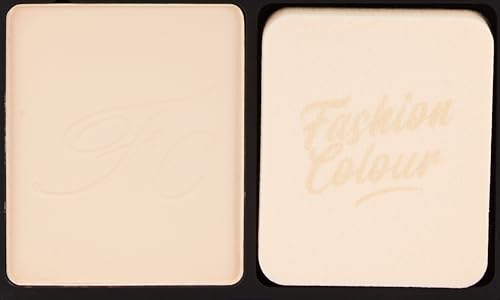 Image of Fashion Colour Platinum Perfect Match Face Powder With Mirror + Powder Puff | Velvety Formula | Matte Finish | Upto 11 hrs of Lightweight Coverage(FC15, 10g)