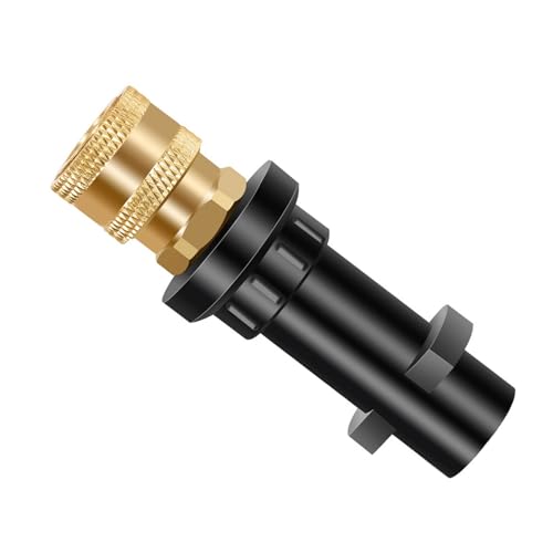 nutmanel Adaptateur pour Nettoyeur Haute Pression,Adaptateur de Pistolet M22,à Raccord Rapide 1/4''Laiton,Compatible avec Karcher K2, K3, K4, K5, K6, K7 et Stanley SLP,Nettoyeurs Haute Pression