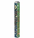 Studio M Stars Shine Down 16' Mini Art Pole Small Decorative Indoor/Outdoor Garden Post, Great Gift,...