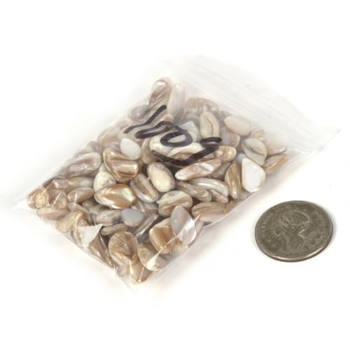 Image of 100 grams Small Tumbled Chips Polished Crushed Stone Crystal Healing Embellishments