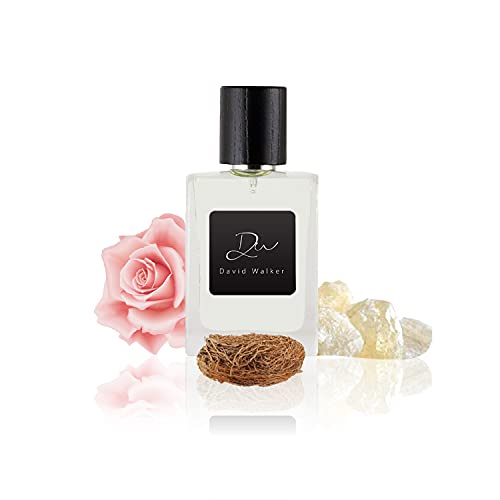 David Walker Rose Musk Fragrances | Original Fragrance | London Black Edition | Long lasting perfumes for men | Rose, Wooden, White Musk | 50ml / 1.7Oz (Pack of 1)