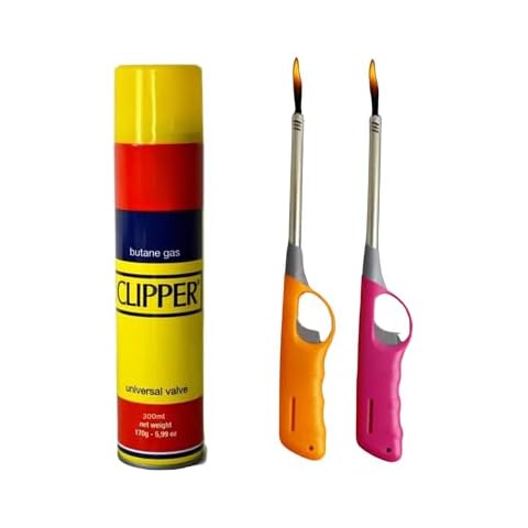 2X Refillable BBQ Lighter with Butane Gas Cover