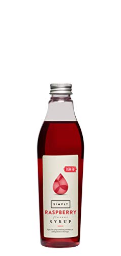 Simply Sugar Free Raspberry Syrup Low Calorie Vegan & Nut Free Flavoured Syrup for Coffee Cocktails & Baking (250ml)