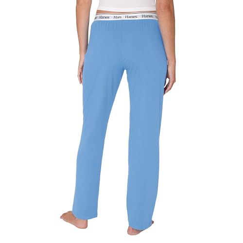 Image of Hanes Women's Originals Lounge Pants, Comfywear Sleep Pants for Women, Straight Leg Loungewear Pants
