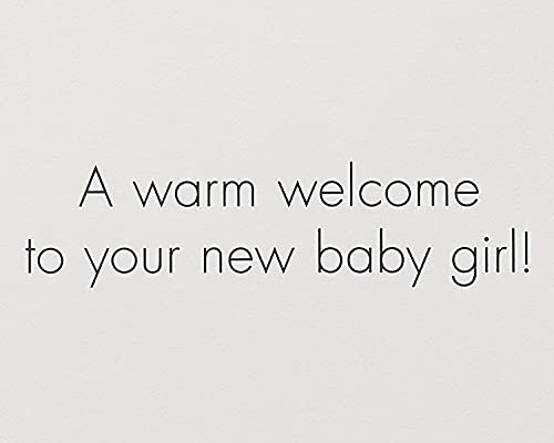 Image of Papyrus New Baby Girl Card (Warm Welcome)