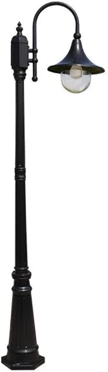 Lampe de poteau de jardin en aluminium extérieur IP54 étanche colonne pilier lumière rétro