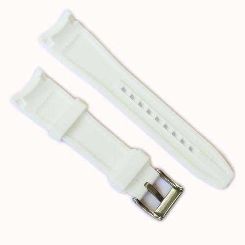 Image of WAMD Curved End Silicone Rubber Watch Straps - 18mm, 19mm, 20mm, 21mm, and 22mm Watch Straps for Watches.