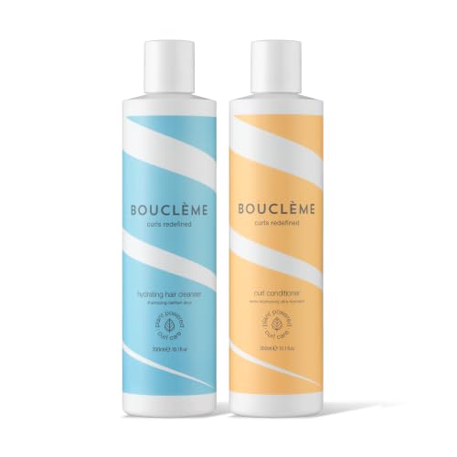 Image of Bouclème - Hydrating Hair Cleanser 300ml & Curl Conditioner 300ml - Curly Hair Products