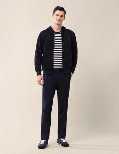 Image of U.S. Polo ASSN. Solid Regular Fit Sweatshirt for Men - Comfortable, Full Sleeves Men Sweatshirts