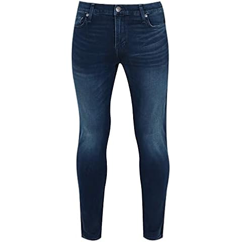True Religion Skinny Jeans Mens Gents Pants Trousers Bottoms Zip Vintage New Blu 34W S Cover