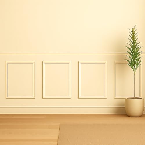 Image of Ekena Millwork PNL20X28AS-01 20 inchW x 28 inchH x 1 /2 inchP Ashford Molded Classic Wainscot Wall Panel, ‎Factory Primed White