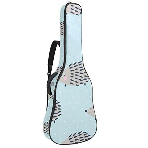 Housse de guitare en tissu Oxford imperméable pour enfant avec bandoulière réglable - Les Beatles, Paul McCartney, John Lennon, RIngo Starr, George Harrison Housse de guitare en tissu Oxford imperméable pour enfant avec bandoulière réglable