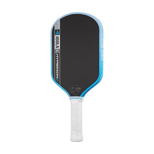 Image of JOOLA Pro V Pickleball Paddle - 14mm /16mm - Raw Carbon Fiber Textured Surface - Enhanced Frame & Propulsion Core, USAPA & UPA-A Certified, NFC Chip Enabled, Premium Control & Lightweight Performance