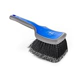 Detail Factory - ProGrip Wheel Face Brush - Ergonomic ProGrip Handle - Soft Flagged-Tip Bristles - Avalanche