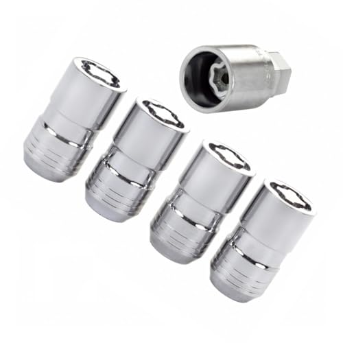 Image of McGard Wheel Lock Nut Set For Honda Civic /Passport 2018 2019 2020 | 4 Pack | Cone Seat | M14 x 1.5 | 21mm & 22mm Dual Hex | 1.639in. Length | Chrome