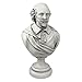 Design Toscano AH22672 William Shakespeare Bust Statue, Desktop, 12 Inch, Polyresin, Antique Stone,