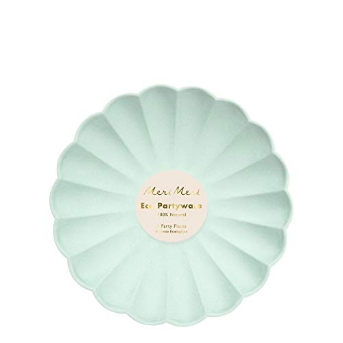 Meri Meri Small Mint Sorbet Compostable Plates #TOP1