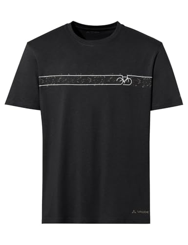 VAUDE Herren Mens Cyclist V T-Shirt, Black/Black, L EU