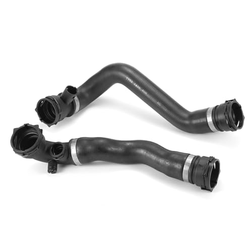 BINB ROAD Upper & Lower Radiator Coolant Hose Compatible with E46 320i 323i 325i 328i 330i (Replaces 11531436408 + 17127510952)