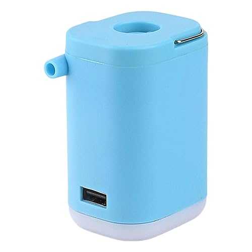 Bomba de aire portátil, Bomba de aire recargable - Compresores de aire recargables inalámbricos con luz LED | Suministros de camping multifuncionales, inflador de colchón eléctrico para la ,