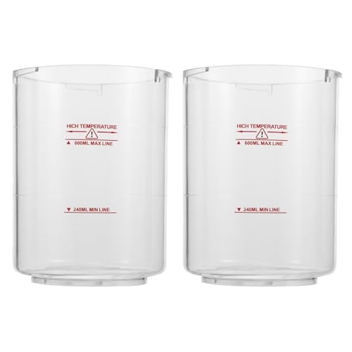 Récipient à eau pour vaporisateur facial résistant plastique lot de 2 coupelles 650 ml