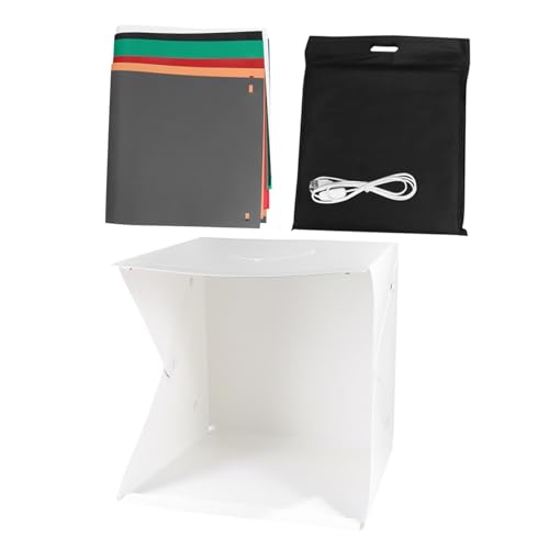 Tente photo double LED 40 cm pour éliminer les ombres sur vos clichés de petits objets