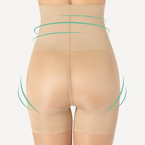 CALZITALY High Waist tights Control Top Shaping Nylons, Shaping Pantyhose, 20 Denier Sheer Shaping Tights for All Day Use4