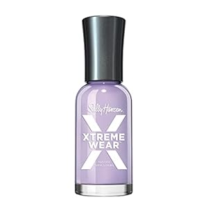 Sally Hansen Xtreme Wear Nail Polish, Streak-Free, Shiny Finish, Long-Lasting Nail Color, Lacey Lilac, 0.12 fl oz