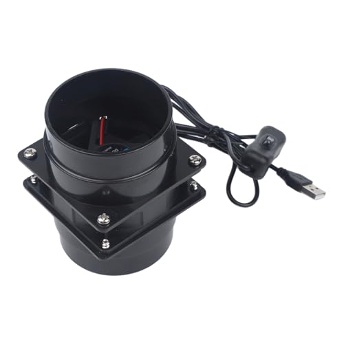 Image of Auratrove USB Solder Fume Extractor, 3500RPM ESD Smoke Absorber Fan with 6M Duct for Electronics DIY, Portable Air Circulator for Workshop