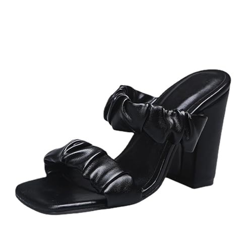 Heels For Women Chunky Platform High Heels Open Toe Fashion Wedding Party Evening Prom Dance Ankle Strap Women Comfortable Strappy Heels Slip On Heeled Sandals