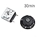 30/60/90/120 Minute Timer Switch for Microwave Oven, Electric Rice Cooker & Steamers, Countdown Kitchen Timer with Bell, 16A 250V Metal Plastic Switch(60min)