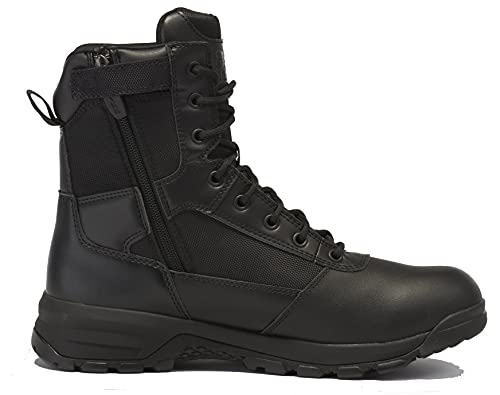 Belleville Spear Point BV918Z 8 Lightweight Black Tactical Boots for Men with Zipper - Military Boots for Police & Security Personnel - Zone Traction Rubber Outsole4
