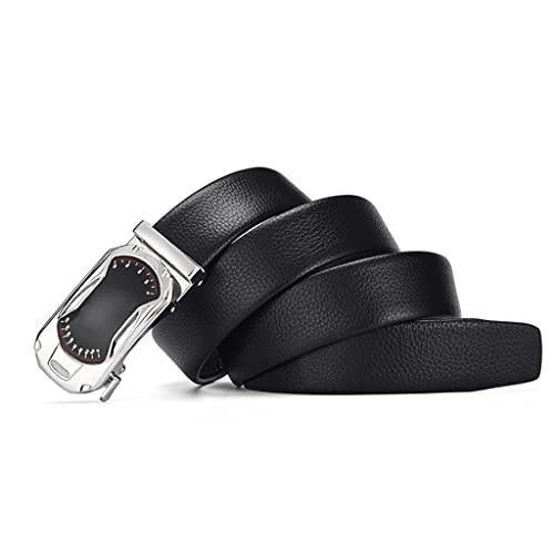 Plus Long Size Belt for Men Automatic Buckle Wast Straps Belt(E,120cm)