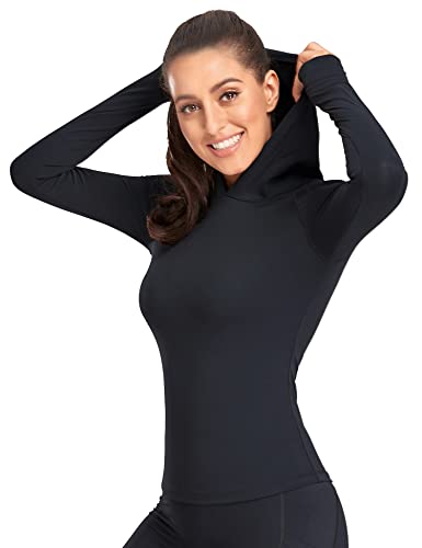 1A1A Q-AY42102-01-BLACK-LAA Women’S Running Shirts Long Sleeve cover