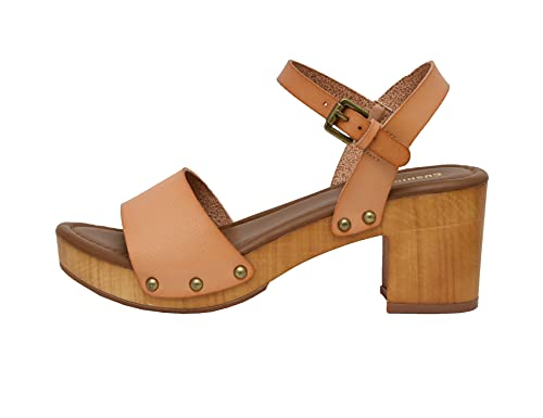 CUSHIONAIRE Women's Sloan Faux Wood Sandal +Memory Foam Insole & LiteSole Technology -Wide Widths Available4