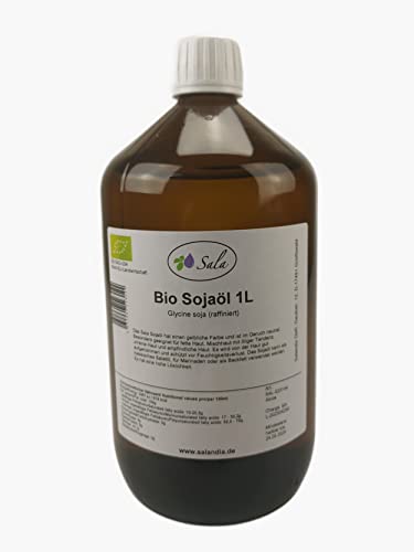 Sala Sojaöl raffiniert BIO 1000 ml (1 L Glasflasche)
