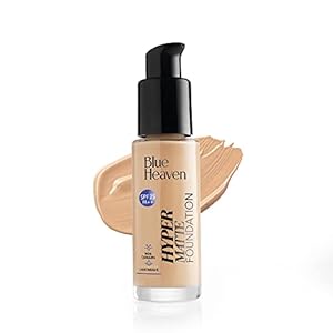 Blue Heaven Hypermatte Liquid Foundation, 103 Natural Sand, 30ml